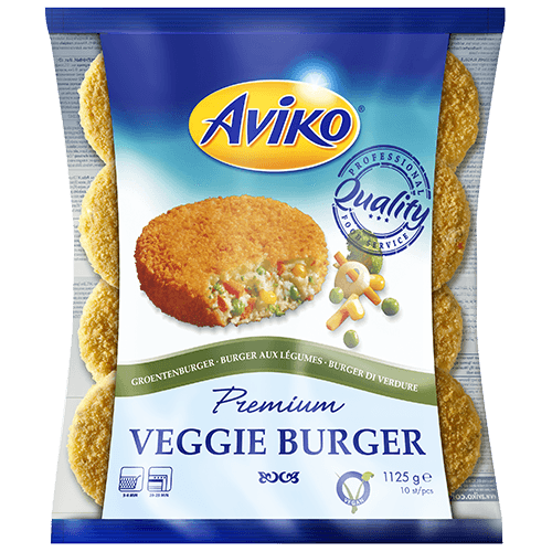 807214 Aviko Veggie Burger Groenteburger 10st