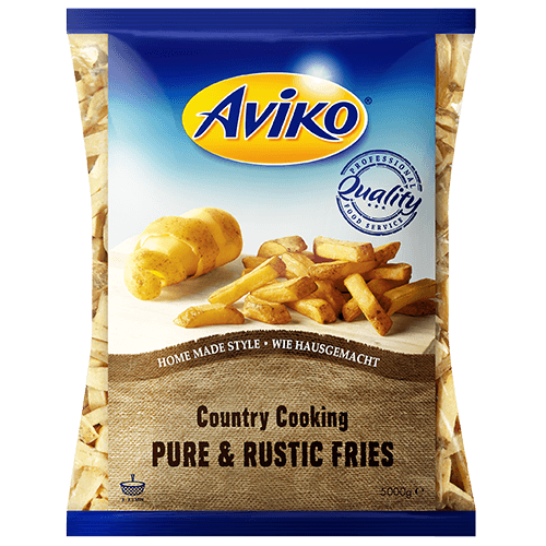 805479 aviko country cooking purerustic fries 5000g