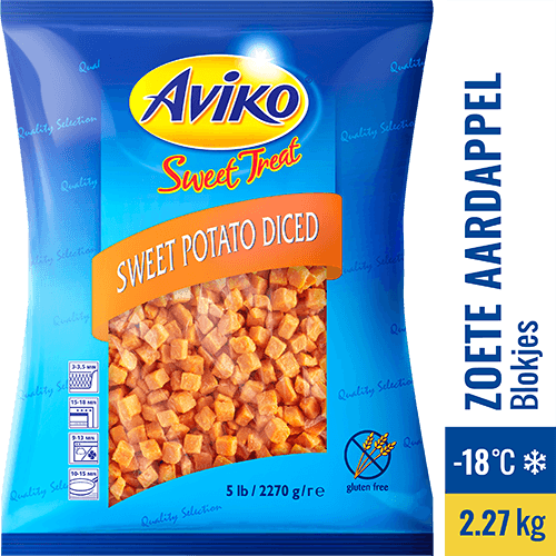 806174 Aviko Sweet Treat zoete aardappelblokjes 2270g hero