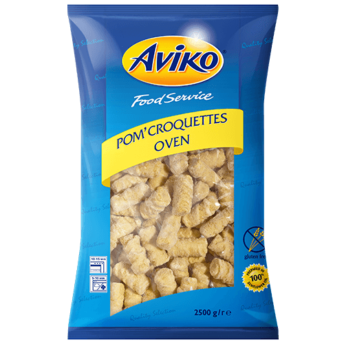 602502 aviko pom croquettes oven 2500g