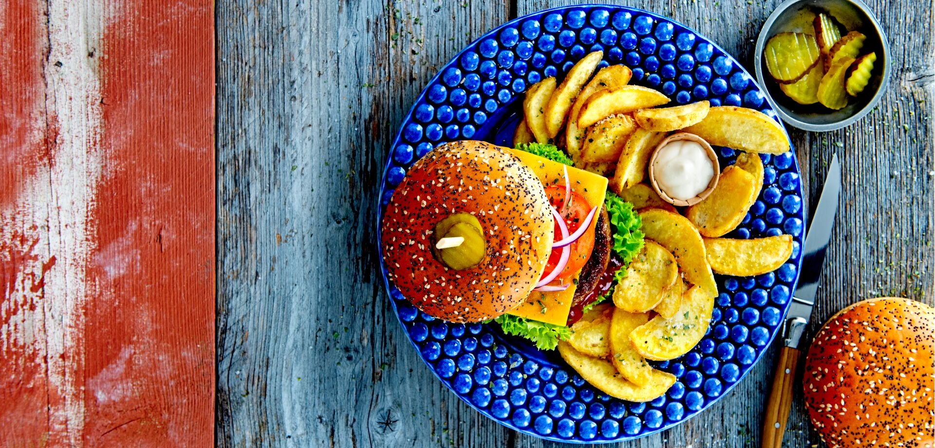 Homepage header for aviko foodservice product detail webpage